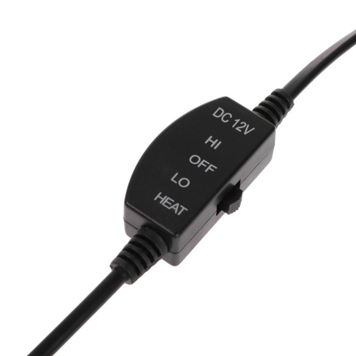 Подогрев сиденья Skyway, со спинкой, 2 режима, черный, 12 В, 116 х 52 см