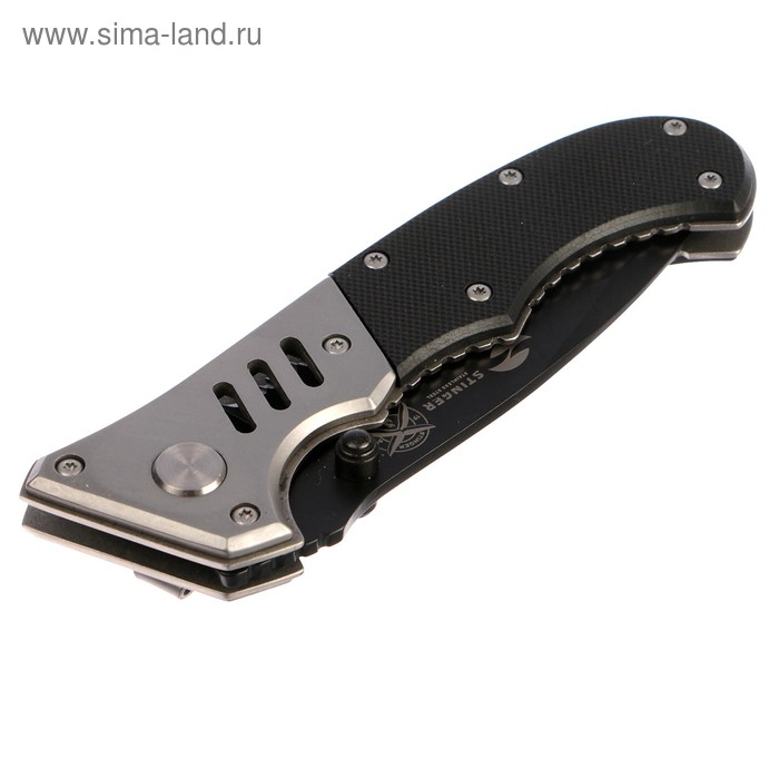 Складной нож Stinger с клипом, 80 мм, рукоять: сталь, пластик, коробка картон Складной нож Stinger с клипом, 80 мм, рукоять: сталь, пластик, коробка картон