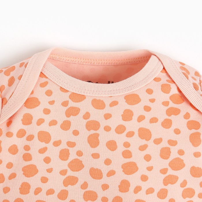 Боди детский (2шт), цвет оранжевый, рост 62 см