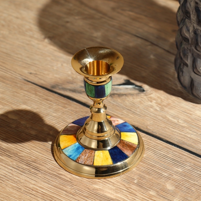 Подсвечник Подсвечник "Рэйн" 11 см, латунь