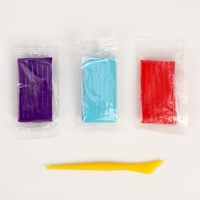 Набор для декора кружки полимерной глиной. Лепка на кружке &laquo;Красный цветок&raquo;, со стразами