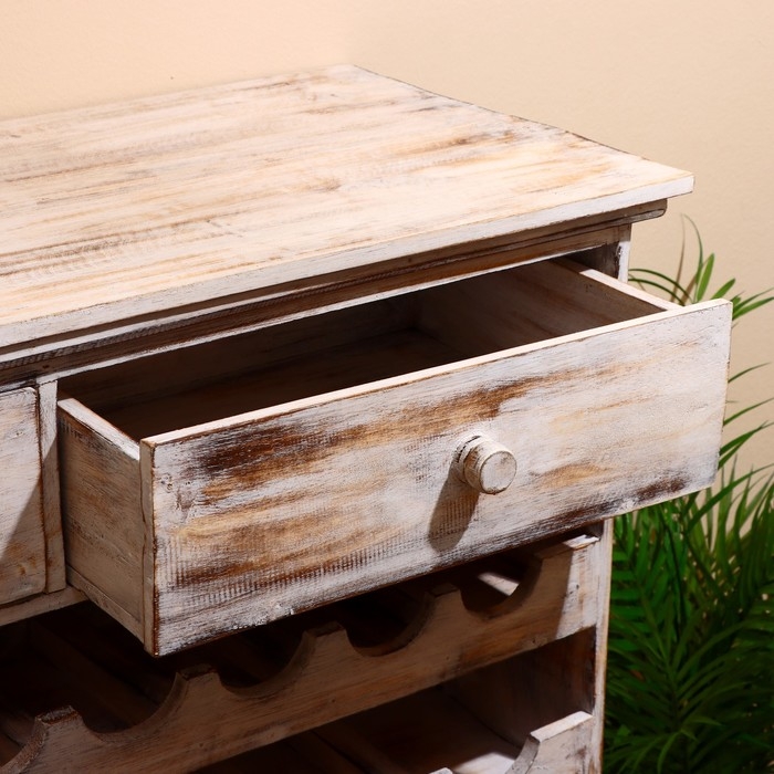 Комод-бар 90х40х85 см, дерево албезия, белый Комод-бар 90х40х85 см, дерево албезия, белый