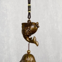 Музыка ветра металл "Карп" 6 колокольчиков 54 см Музыка ветра металл "Карп" 6 колокольчиков 54 см