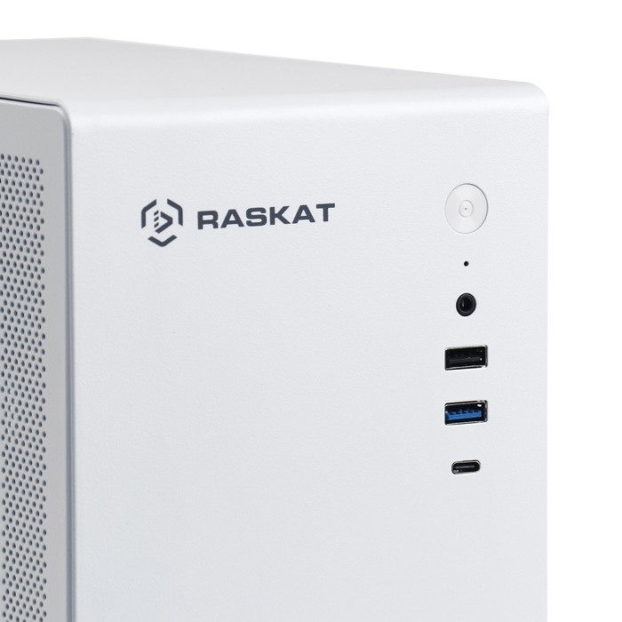 Компьютер Raskat Start 100, G5905, 8 Гб, SSD 120 Гб, Intel UHD 410, noOS, белый