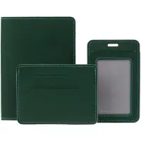 Чехол для карточек Shall Simple, зеленый Чехол для карточек Shall Simple, зеленый