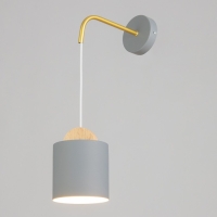 Бра "Кристер" Е27 40Вт серый 13х18х43 см Бра "Кристер" Е27 40Вт серый 13х18х43 см