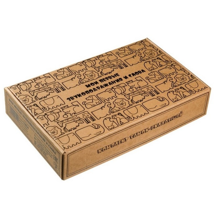 Рамки-вкладыши &laquo;Мои первые звукоподражания и слова&raquo;, набор