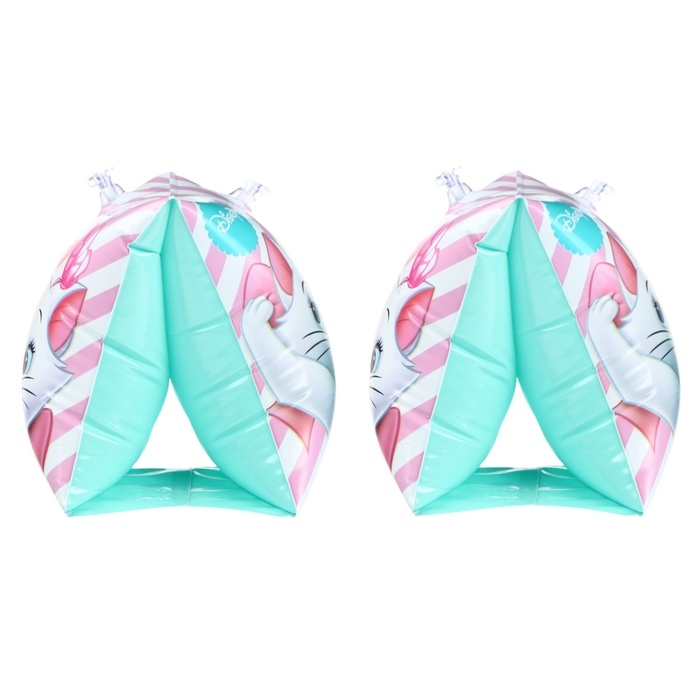 Нарукавники &laquo;Кошечка Мари&raquo;, детские, для плавания, 20х16 см, цвет розовый