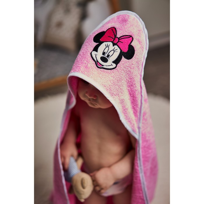 Полотенце уголок махровое «Минни Маус», 75 х 75 см, 100% хлопок Полотенце уголок махровое «Минни Маус», 75 х 75 см, 100% хлопок