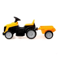 Детский электромобиль &laquo;Трактор&raquo;, с прицепом, цвет жёлтый