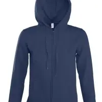 Толстовка женская на молнии с капюшоном Seven Women, темно-синяя, размер M Толстовка женская на молнии с капюшоном Seven Women, темно-синяя, размер M