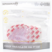 Защитные накладки на углы &laquo;Мордочки&raquo;, набор 4 шт., прозрачные, Крошка Я