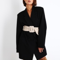 Ремень женский, ширина 8-10 см, на затяжке, цвет бежевый Ремень женский, ширина 8-10 см, на затяжке, цвет бежевый