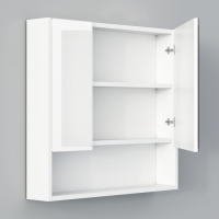 Шкаф-зеркало Spectrum 70, 70 х 65 х 12 см, с доводчиком