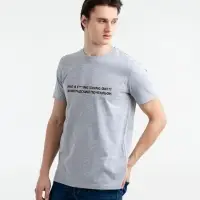 Футболка &laquo;Ленинградский почтальон&raquo;, серый меланж, размер S