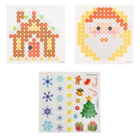 Аквамозаика &laquo;Снежная баночка. Новогодний дом&raquo;, ночник, более 200 шариков