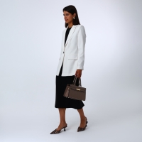 Сумка женская на молнии, TEXTURA, средний размер, цвет коричневый