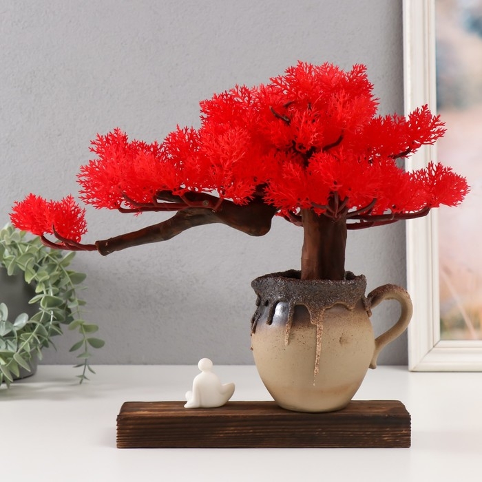 Сувенир дерево, фарфор Сувенир дерево, фарфор "Белый монах под деревом" 31,2х44,5х7,8 см