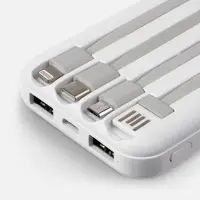 Аккумулятор Omni Qi 10000 мАч, ver.2, белый Аккумулятор Omni Qi 10000 мАч, ver.2, белый