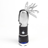 Фонарь многофункциональный мультитул 6 в 1, 3 Вт, 100 лм, OSL, zoom, аварийный молоток, стропорез 44 Фонарь многофункциональный мультитул 6 в 1, 3 Вт, 100 лм, OSL, zoom, аварийный молоток, стропорез 44