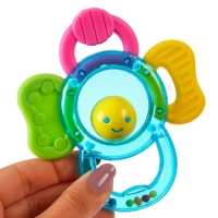 Погремушка &laquo;Цветочек&raquo; с прорезывателем