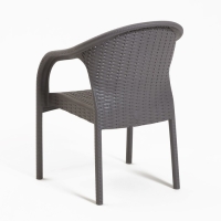 Кресло садовое "Феодосия" 64 х 58,5 х 84 см, серый Кресло садовое "Феодосия" 64 х 58,5 х 84 см, серый