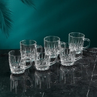 Набор стеклянных кружек «Виста», 6 шт, 120 мл, Иран Набор стеклянных кружек «Виста», 6 шт, 120 мл, Иран