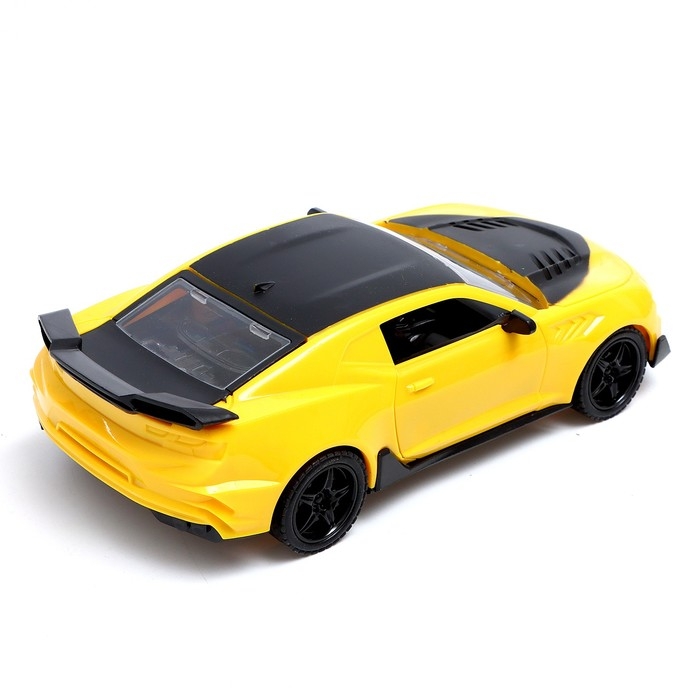 Машина радиоуправляемая &laquo;Автобот&raquo;, открываются двери, 1:18, работает от батареек, цвет жёлтый