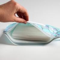 Контейнер для салфеток с петелькой &laquo;Абстракция&raquo;, цвет МИКС