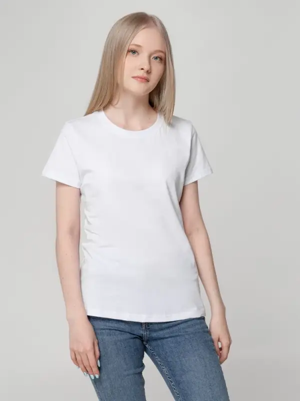 Футболка женская T-bolka Lady белая, размер L Футболка женская T-bolka Lady белая, размер L