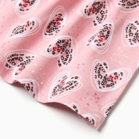 Платье для девочки "Аврора", цвет розовый/сердца, рост 104 см Платье для девочки "Аврора", цвет розовый/сердца, рост 104 см