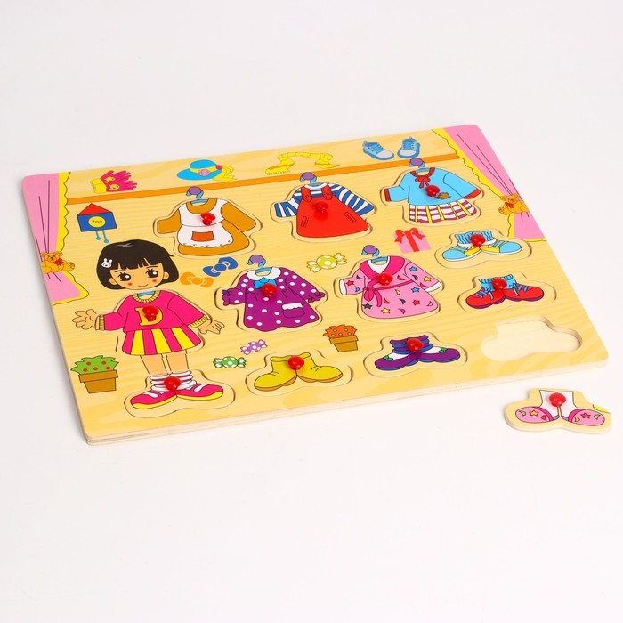 Рамка-вкладыш &laquo;Переодень Дашу&raquo;, 12 элементов