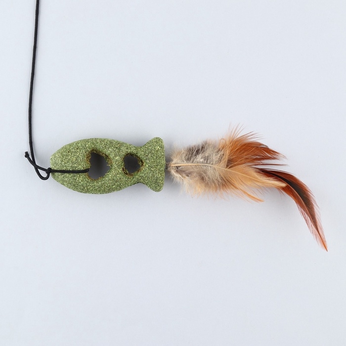 Дразнилка для кошки с кошачьей мятой &laquo;Рыбка&raquo;