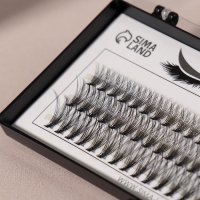 Набор накладных ресниц &laquo;Классика&raquo;, пучки, 10, 12, 14 мм, толщина 0,07 мм, изгиб D, 20 D