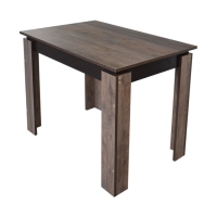 Стол "ПРОМО", 950 х 600 х 750, дуб самдал/венге темный Стол "ПРОМО", 950 х 600 х 750, дуб самдал/венге темный