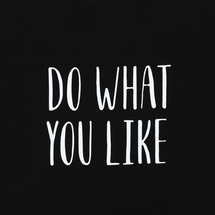 Шопер Do what you like, на молнии, 37х32х10см