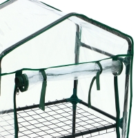 Парник-стеллаж, 3 полки, 110 &times; 40 &times; 65 см, металлический каркас d = 16 мм, чехол плёнка 80 мкм, Greengo