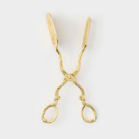 Щипцы для подачи прямоугольные &laquo;Рахат золото&raquo;, h=22 см, цвет золотой