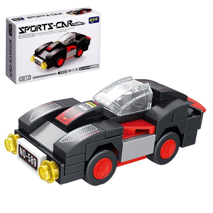 Конструктор Гонка «Спорткар», 60 деталей Конструктор Гонка «Спорткар», 60 деталей