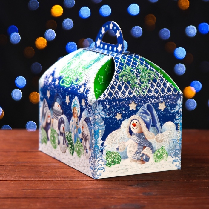 Подарочная коробка Подарочная коробка "Снежность" 18,5 x 12,5 x 19 см 1шт