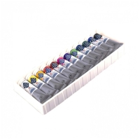 Краски темперные, набор 12 цветов х 18 мл, ЗХК "Мастер Класс" Колористика. Яркая палитра, 16412282