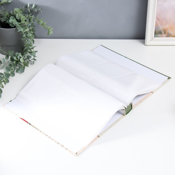 Фотоальбом на 300 фото 10х15 см "Роза и письмо" в коробке 33,6х23,4х5,2 см