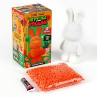 Игрушка помпонами &laquo;Зайка&raquo;, оранжевый