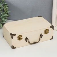 Шкатулка дерево под роспись "Сундук" 24х15х8 см Шкатулка дерево под роспись "Сундук" 24х15х8 см