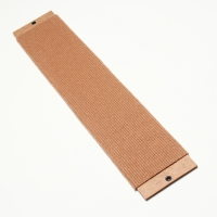 Когтеточка с пропиткой "Пижон", ДВП ковролин, 50 х 10 см, бежевая Когтеточка с пропиткой "Пижон", ДВП ковролин, 50 х 10 см, бежевая