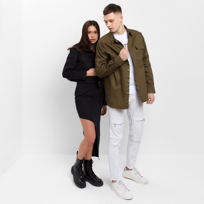 Рубашка мужская MIST oversize р.50, хаки Рубашка мужская MIST oversize р.50, хаки