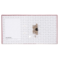 Папка-регистратор А4, 50 мм, Calligrata, ПВХ, тиснение "лен", металлическая окантовка, карман на корешок, собранная, бордовая, микс Папка-регистратор А4, 50 мм, Calligrata, ПВХ, тиснение "лен", металлическая окантовка, карман на корешок, собранная, бордовая, микс