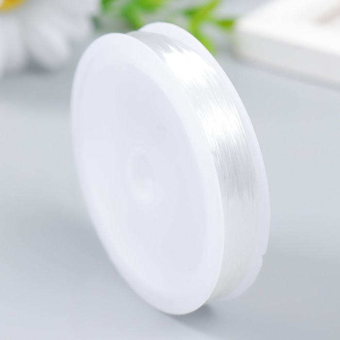 Нить силиконовая для бисера Нить силиконовая для бисера "Astra" 0,6 мм, 25 м, прозрачный матовый