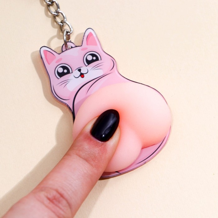 Брелок мялка для ключей «Замурчательного настроения» 4.6 х 7 см Брелок мялка для ключей «Замурчательного настроения» 4.6 х 7 см