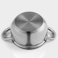 Кастрюля из нержавеющей стали Доляна &laquo;Гиперион&raquo;, 2,5 л, d=18 см, с крышкой